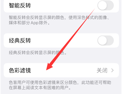 舒城苹果14正规维修分享iPhone14如何关闭色彩滤镜 